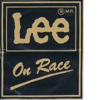 Calcomanía Jeans Lee On Race 80s